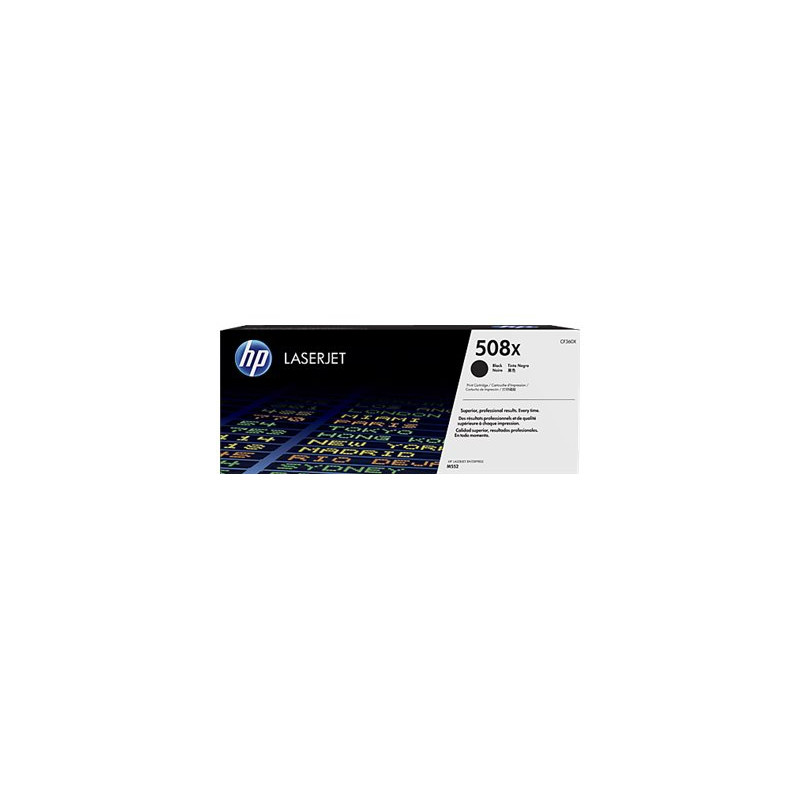 HP 508X High Yield Black Original LaserJet Toner Cartridge HP 508X High Yield Black Original LaserJet Toner Cartridge