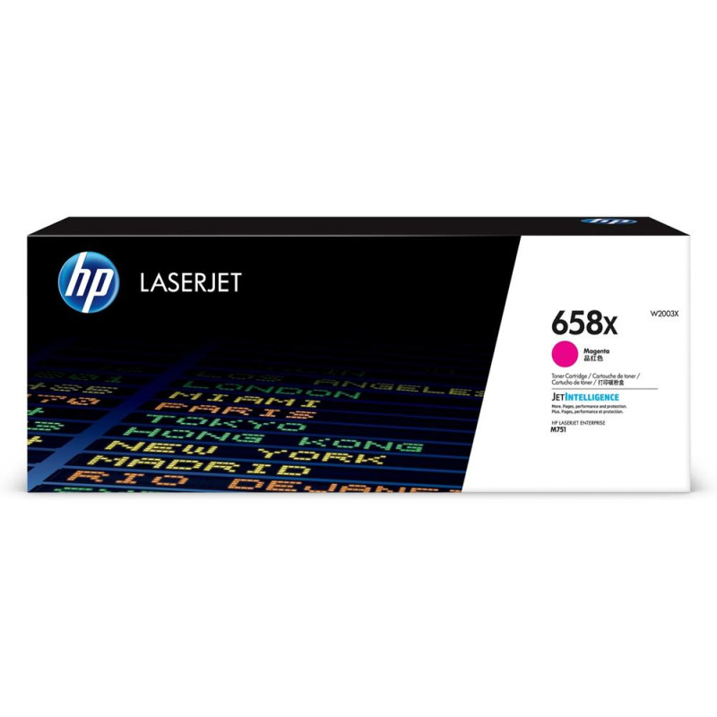 HP 658X High Yield Magenta Original LaserJet Toner Cartridge HP 658X High Yield Magenta Original LaserJet Toner Cartridge