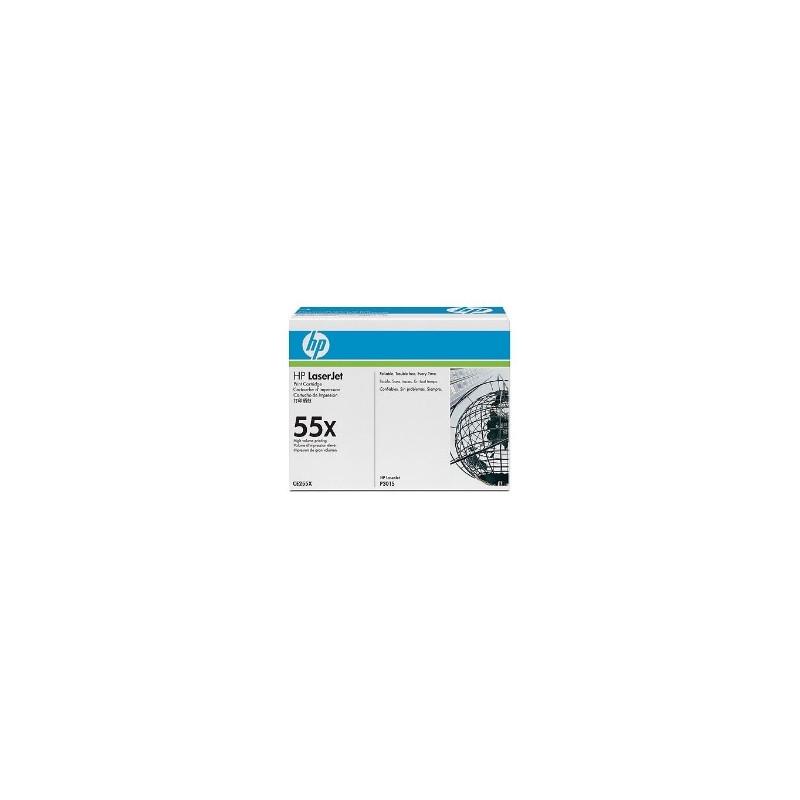 HP 55X High Yield Black Original LaserJet Toner Cartridge