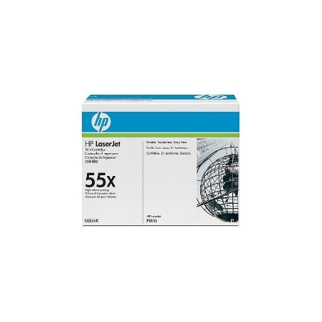 HP Cartuccia Toner originale nero ad alta capacità LaserJet 55X