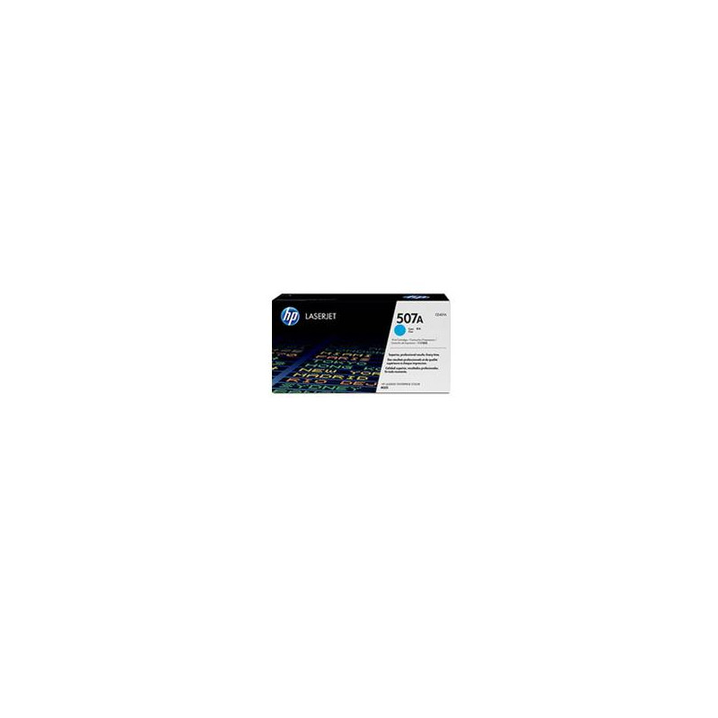 HP 507A Cyan Original LaserJet Toner Cartridge HP 507A Cyan Original LaserJet Toner Cartridge