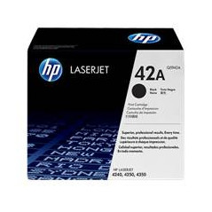 HP 42A Black Original LaserJet Toner Cartridge