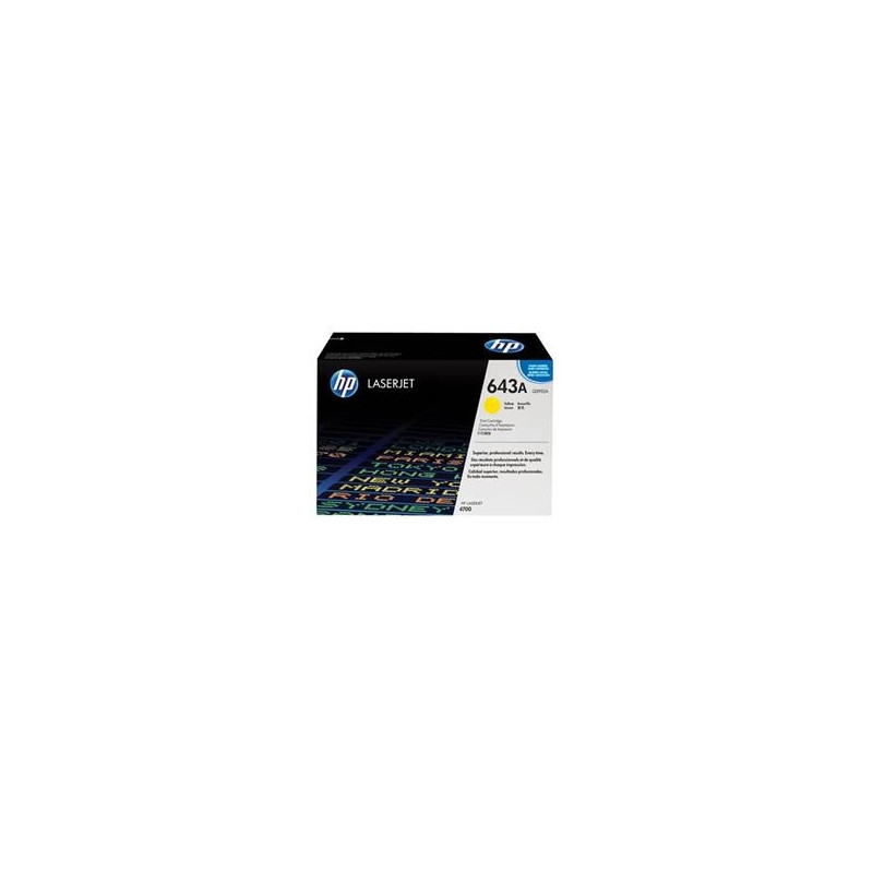 HP Cartuccia Toner originale giallo LaserJet 643A HP Cartuccia Toner originale giallo LaserJet 643A