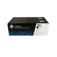 HP Confezione da 2 cartucce originali di Toner nero LaserJet 36A