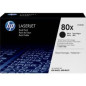 HP Confezione da 2 cartucce originali Toner nero ad alta capacità LaserJet 80X HP Confezione da 2 cartucce originali Toner nero ad alta capacità LaserJet 80X