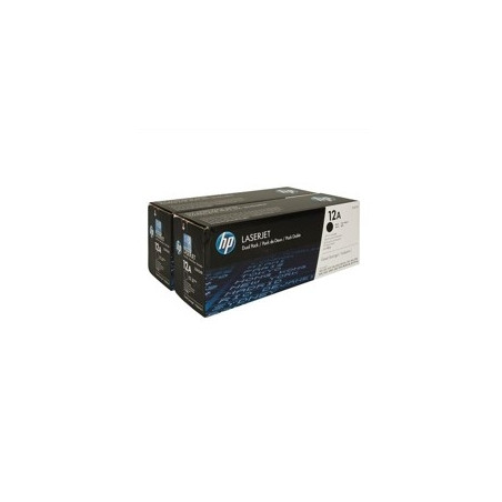 HP Confezione da 2 cartucce originali di Toner nero LaserJet 12A
