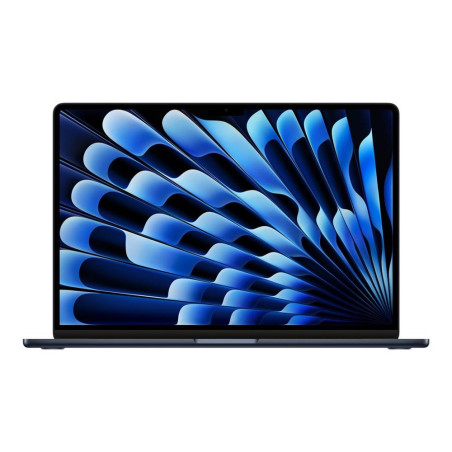 Portatil apple macbook air 15 midnight chip m3 8c 16gb ssd 256gb 15.3 pulgadas