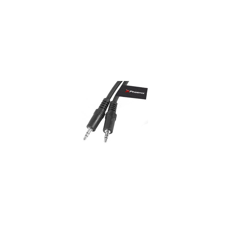 Cable de audio mini jack  3.5 mm m - m estreo de 5 m