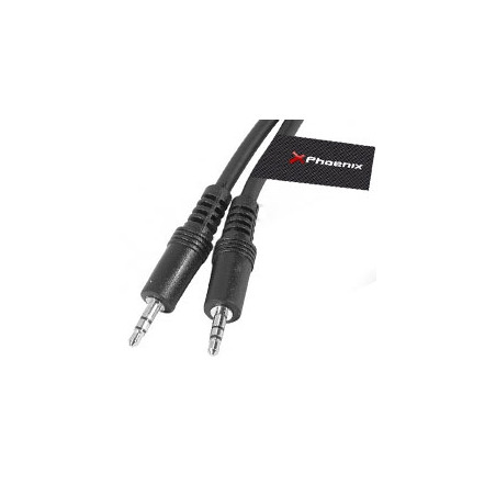 Cable de audio mini jack  3.5 mm m - m estreo de 5 m