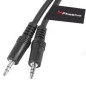 Cable de audio mini jack  3.5 mm m - m estreo de 5 m