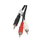 Cable estereo lanberg mini jack 3.5mm - 2x rca macho 5m
