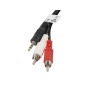 Cable estereo lanberg mini jack 3.5mm - 2x rca macho 2m