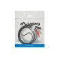 Cable estereo lanberg mini jack 3.5mm -  2x rca macho 1.5m