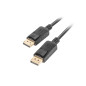 Cable lanberg displayport macho macho 4k negro 1.8m