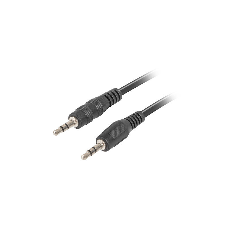 Cable estereo lanberg jack 3.5mm macho - jack 3.5mm macho 1.2m negro