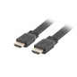 Cable hdmi lanberg macho - macho v2.0 4k plano 1m negro