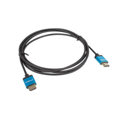 Cable hdmi lanberg macho - macho v2.0 4k slim 1m negro