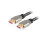 Cable hdmi lanberg m - m v2.1 8k 60hz 1m negro