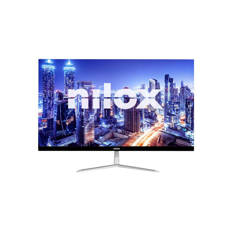Monitor nilox nxm24fhd01 23.8 pulgadas led fhd hdmi vga negro plata
