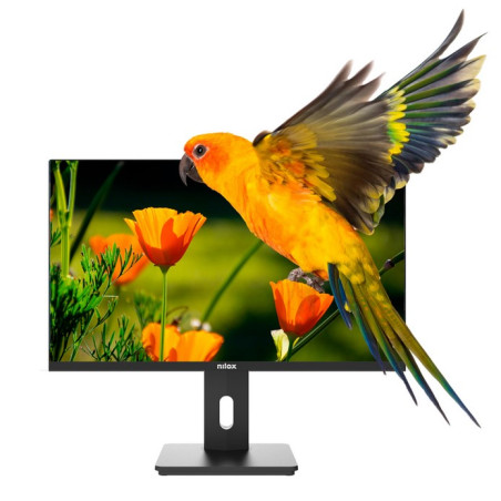 Monitor led 24 pulgadas nilox nxm24reg02 va - hdmi - dp - vga - 75hz - 4ms - vesa 100 x 100 - regulable