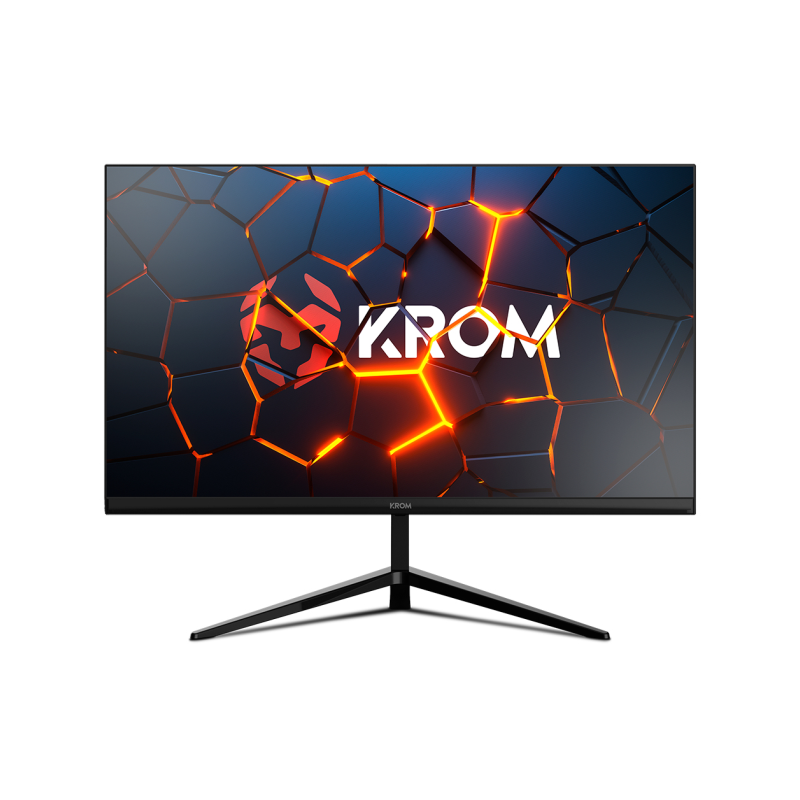 Monitor led gaming 23.8 pulgadas krom kertz va -  fhd -  dp -  hdmi -  1ms -  200hz -  vesa 75 x 75