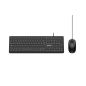 Phoenix combo teclado multimedia + ratn con cable usb 1200dpi