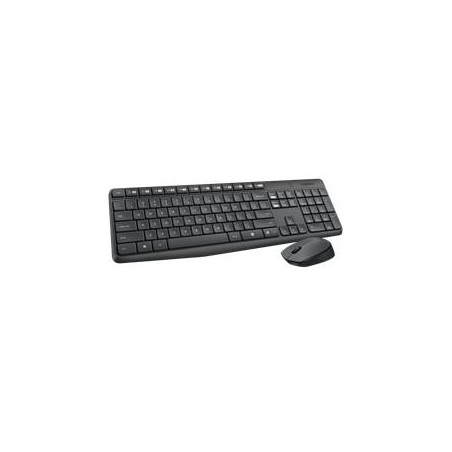 Teclado + mouse logitech mk235 wireless inalambrico portugues