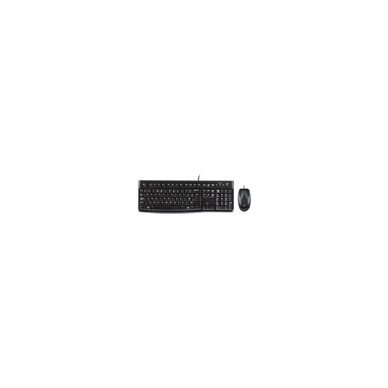 Teclado + mouse logitech mk120 usb 2.0 ingles