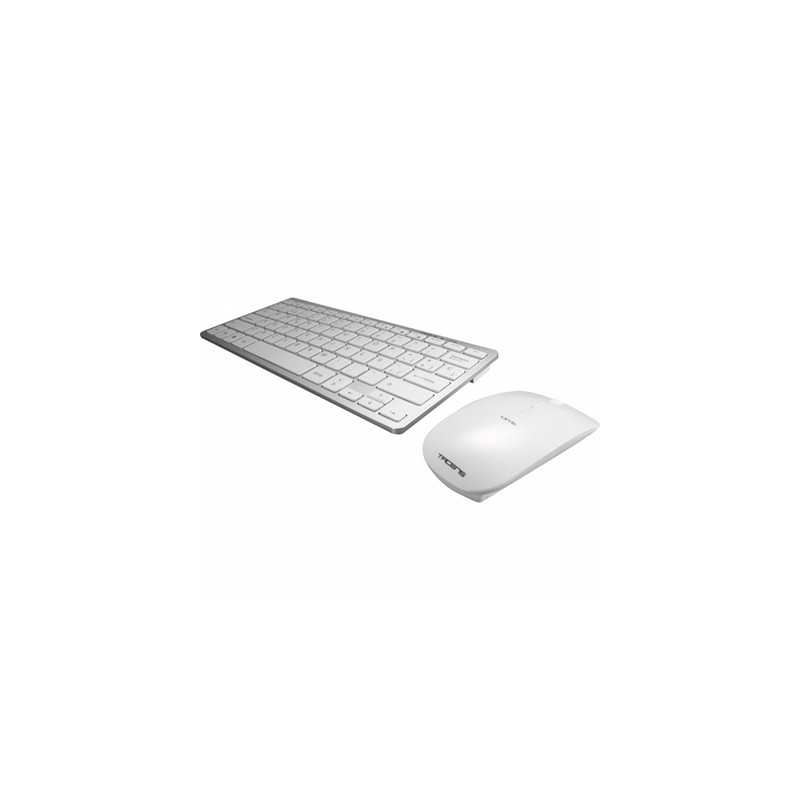 Kit teclado + raton inalambrico tacens levis usb blanco 6leviscombov2