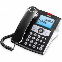 Phone fijo spc elegance id negro pantalla ilum. - 8 melodias - 70 memorias - manos libres