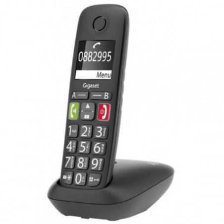Phone fijo inalambrico gigaset e290 negro 150 numeros - 21 tonos