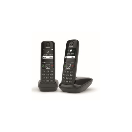 Telefono inalambrico gigaset as690 duo negro