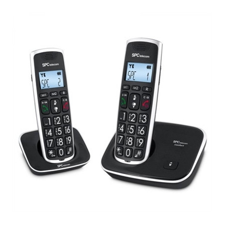 Telefono inalambrico spc dect comfort kaiser duo negro