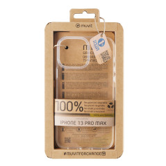 Funda muvit recycletek para apple iphone 13 pro max transparente