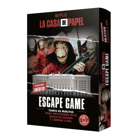 Juego de mesa la casa de papel: escape game 2 edad recomendada 14 aos