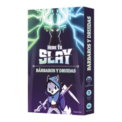Juego de mesa here to slay expansion barbaros y druidas edad recomendada 10 aos