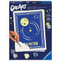 Kit para pintar con nmeros ravensburger creart serie trend d zodiac: cancer