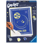 Kit para pintar con nmeros ravensburger creart serie trend d zodiac: piscis