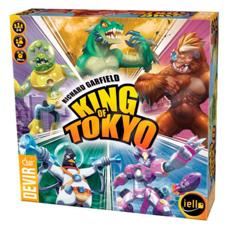 Juego de mesa devir king of tokyo pegi 8