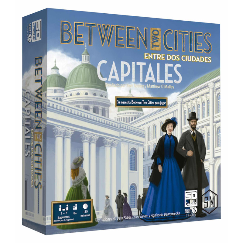 Juego de mesa between two cities entre dos ciudades capitals pegi 8