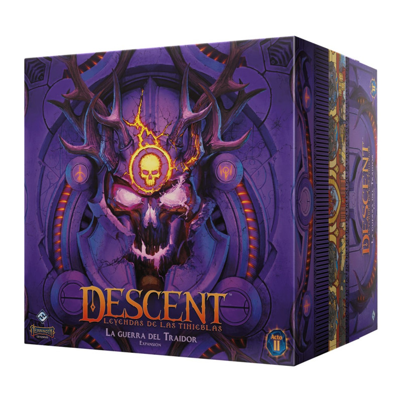 Juego de mesa descent: the war of traidor edad recomendada 14 aos