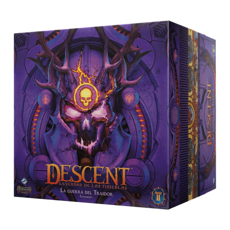 Juego de mesa descent: the war of traidor edad recomendada 14 aos