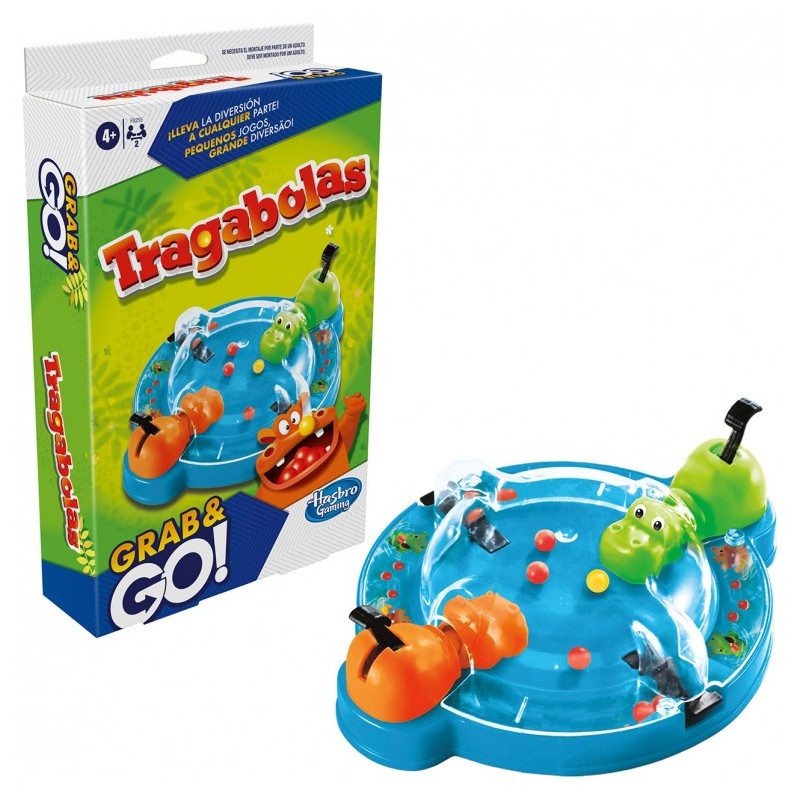 Juego de mesa hasbro tragabolas viaje