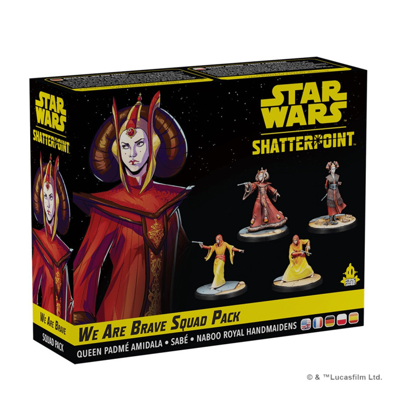 Juego de mesa star wars shatterpoint we are good squadron pack edad recomendada 14 aos