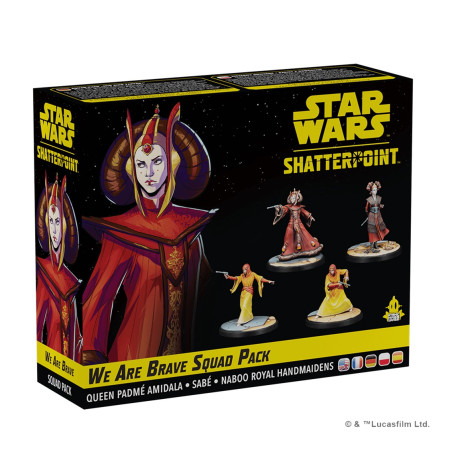 Juego de mesa star wars shatterpoint we are good squadron pack edad recomendada 14 aos