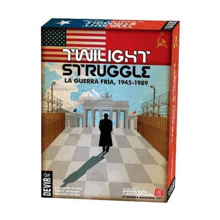 Juego de mesa devir twilight struggle: la guerra fra pegi 14