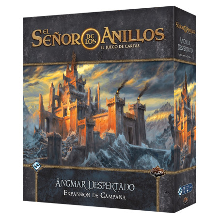 Juego de mesa el seor de los anillos el juego de cartas angmar despertado expansion de campaa edad recomendada 14