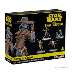 Juego de mesa star wars shatterpoint fistful of credits cad bane squad pack edad recomendada 14 aos