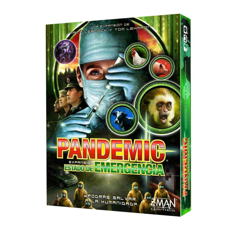 Juego de mesa pandemic estado de emergencia edad recomendada 8 aos