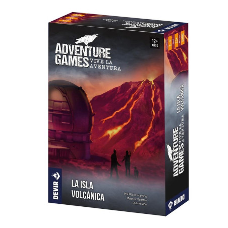 Juego de mesa adventure games: la isla volcnica